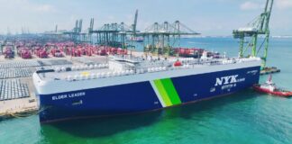 NYK Autonomous-Capable Car Carrier Elder Leader Technological Trials Singapore
