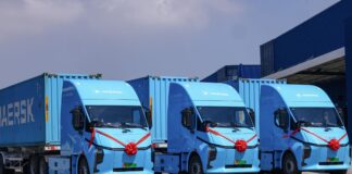 Maersk Electric Heavy-Duty Truck Fleet Shanghai Lin-gang Logistics Centre