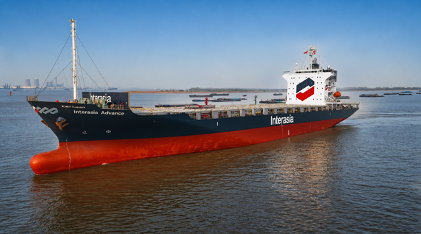 Interasia Refreshed Vessel Livery Fleet Brand Visibility
