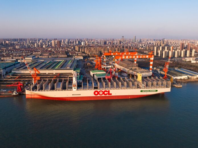 OOCL Wisdom World's Largest Methanol Dual-Fuel Container Vessel