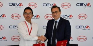 CEVA Logistics Global Partnership BYD