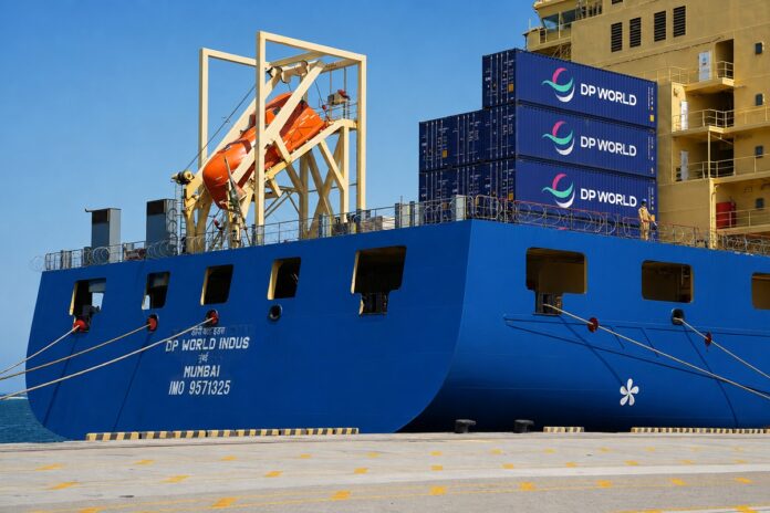 03dpworldindus_mumbai_stern1 DP World India Coastal Shipping Network DP World Indus