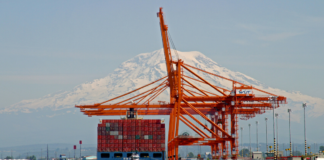 HMM Washington United Terminals Port Cranes Tacoma Modernization