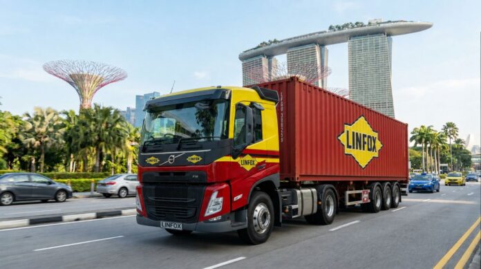 Linfox Singapore Fleet Integrated Telemetry Safety Technologies