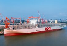 OOCL Second 24000 TEU Methanol Dual-Fuel Container Vessel
