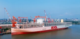 OOCL Second 24000 TEU Methanol Dual-Fuel Container Vessel