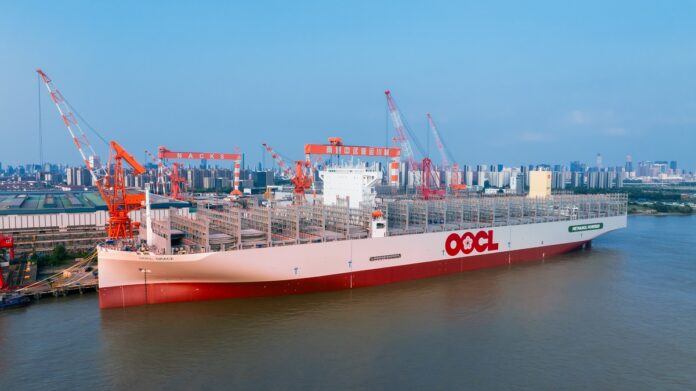 OOCL Second 24000 TEU Methanol Dual-Fuel Container Vessel