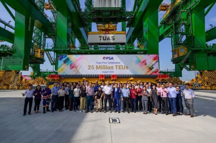 Tuas Port 25 Million TEUs PSA Singapore Automated Terminal Capacity