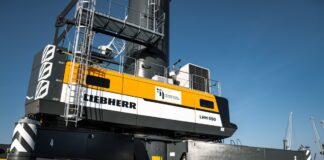 Liebherr LHM 550 Mobile Harbour Crane Operational Debut Patimban Terminal