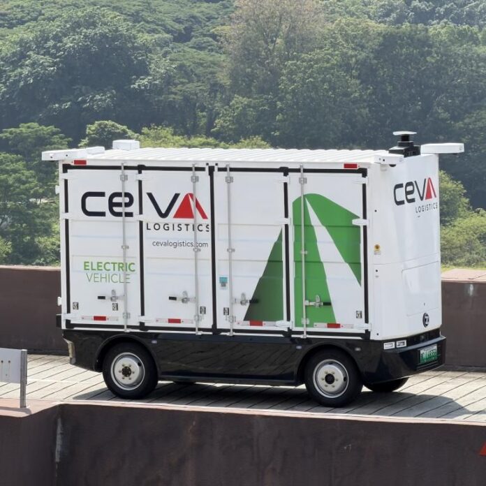 CEVA Logistics Singapore AV 1 CEVA Logistics Autonomous Electric Vehicles Singapore Blue Hub Intra-Hub Automation