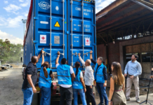 COSCO SHIPPING Delivery Humanitarian Aid Colombia