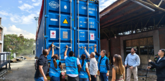 COSCO SHIPPING Delivery Humanitarian Aid Colombia