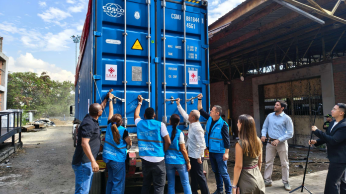 COSCO SHIPPING Completes Logistics Support for China’s Humanitarian Aid to Colombia 2 COSCO SHIPPING Delivery Humanitarian Aid Colombia