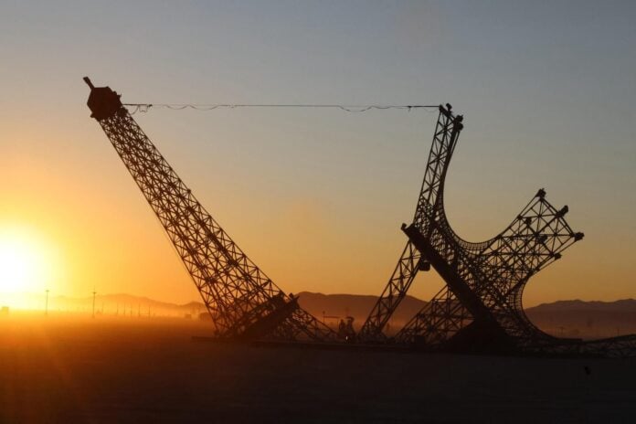 CEVA Logistics Multimodal Transatlantic Transport Monumental 29-Ton Burning Man Artwork