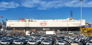 DP World BYD New Energy Vehicle Shipment San Antonio Terminal Chile