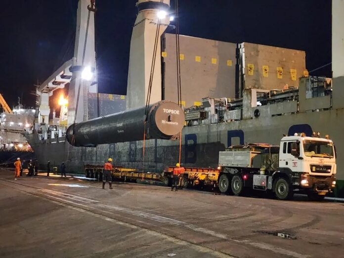 Samudera Project Cargo Capabilities Ammonia Converter Shipment